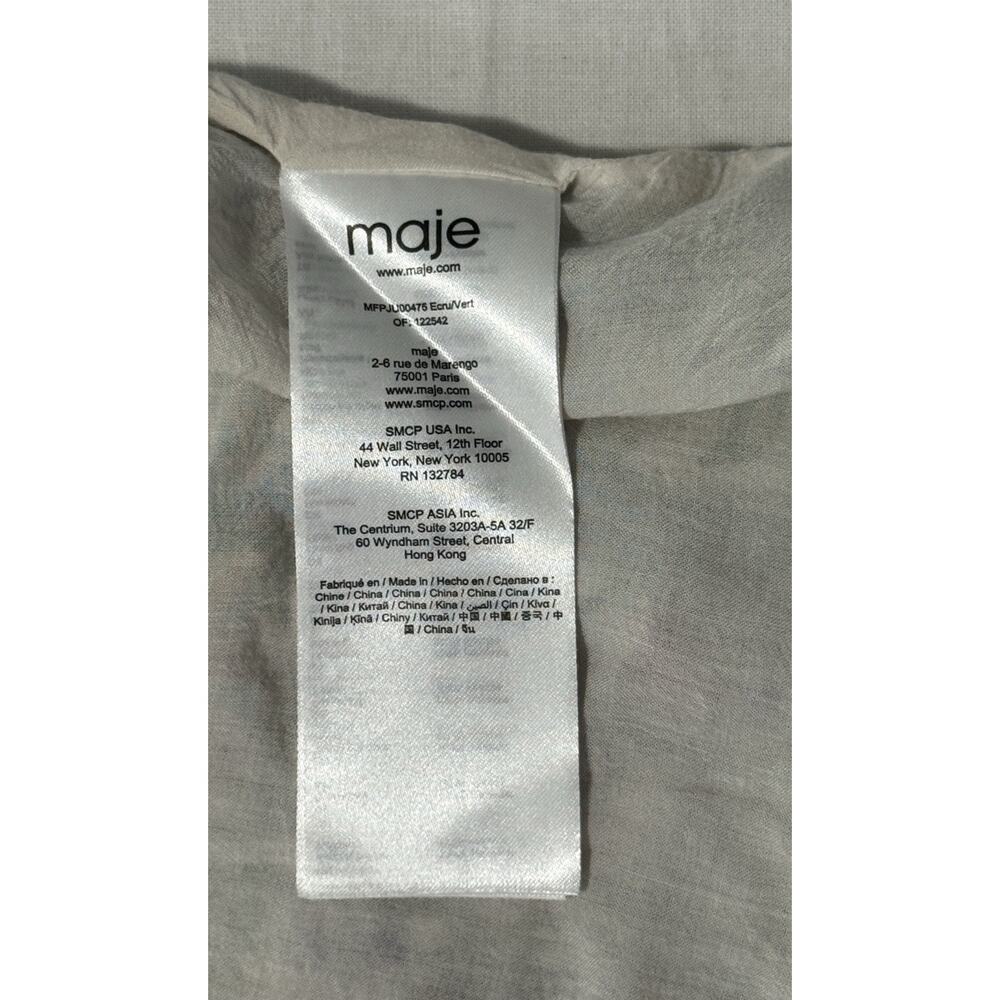 Maje - Bucolic skirt with ruffles and smocks - Size 36 (S) - Picture 4 of 9